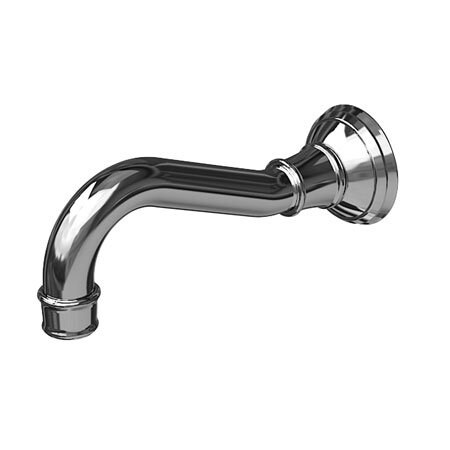 Newport Brass Tub Spout, Polished Chrome, Wall 3-382/26